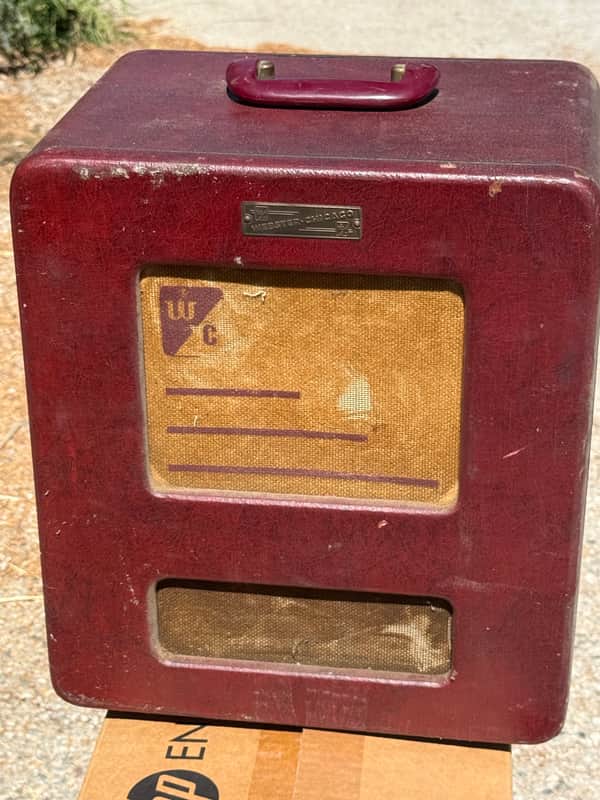 Vintage Late 1940s- Early 50s Webster-Chicago RMA 375 Model 166-1 Tube  Amp image 1