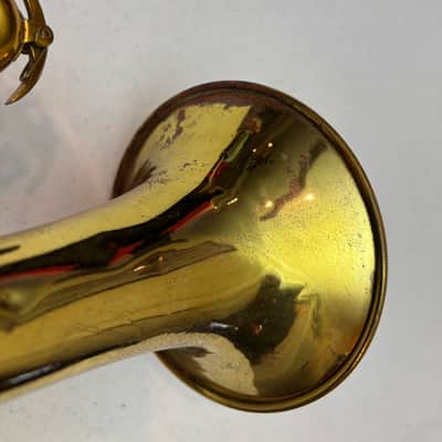 King HN White Cleveland Cornet Early 1950's - Lacquer image 11