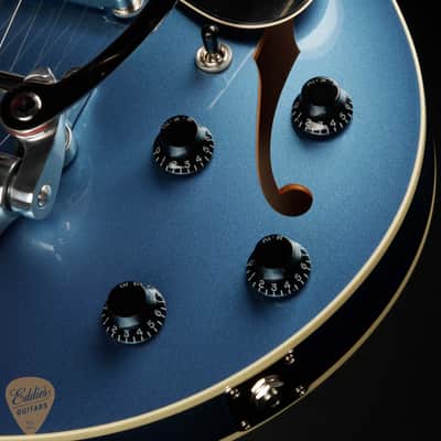 2024 - Collings I-35 LC Deluxe Custom Inlay/ThroBaks/Bigsby - Pelham Blue (Pre-Owned) #232109 image 15