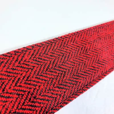 Red and Black Tweed Guitar Strap -Tweed Guitar Strap- Vintage Tweed -Durable Guitar Strap-Guitar St image 4