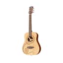 Luna Guitars Safari Peace Acoustic Travel  3/4 Guitar w/ Gigbag