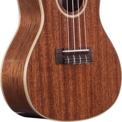 Kala KA-SMH-C Solid Mahogany Concert Ukulele, Natural Gloss image 1