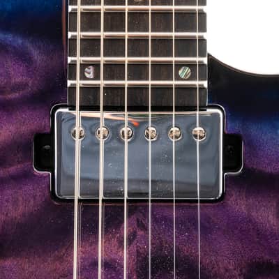 Mayones Aquila Elite S 6 Transparent Dirty Purple Blue Burst (483) image 8