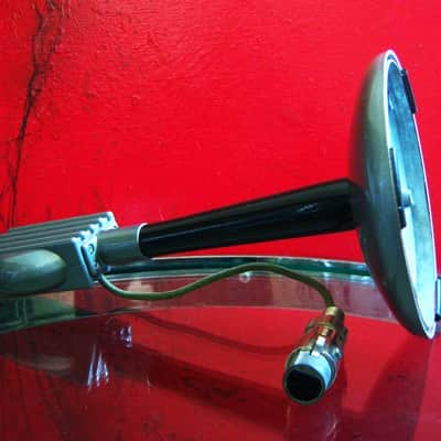 Vintage RARE 1940's Electro-Voice Model 75 carbon Microphone w period Astatic E6G desk stand image 12