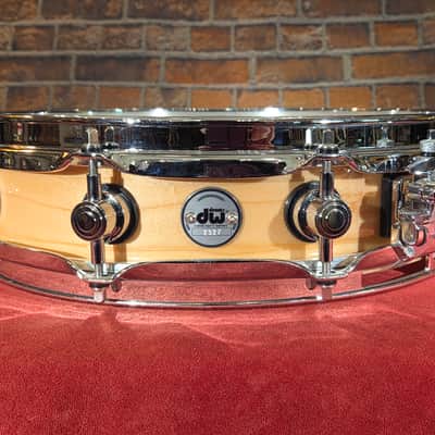 DW Collector's Series Maple Pi 3.14x14" Snare Drum Natural image 1