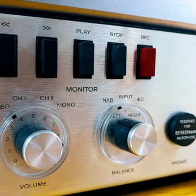 ReVox Vintage A77 - 4 track; [VERY GOOD CONDITION!], serviced ($670!!), original cover, Revox takeup reel, Revox 10.5 reel, original manual, extra tapes! image 5