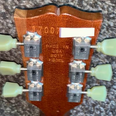 2017 Gibson Les Paul gold top Tribute electric guitar made in the USA image 12