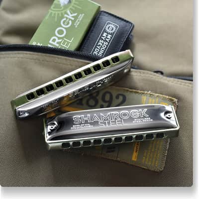 Seydel Shamrock Octave Harmonica, Key of E. New with Full Warranty! image 4