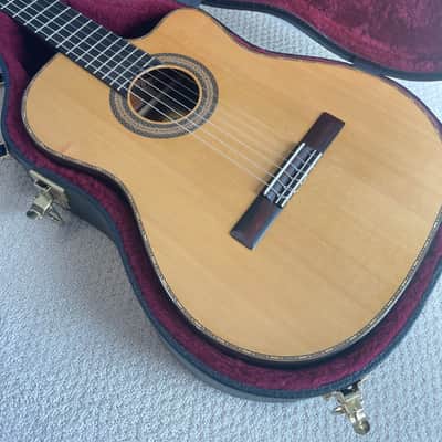 Hans Schmidt  Cr-1 1998 Natural nylon classical acoustic electric image 3