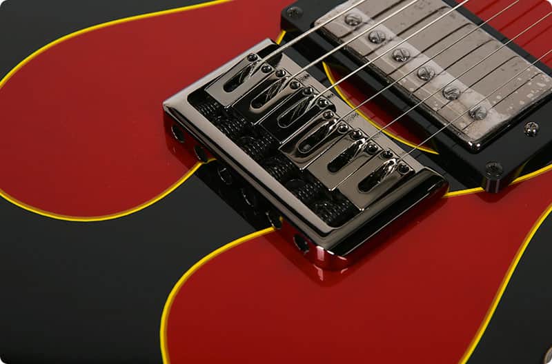 Kramer Pariah Double Cut HH Unique Design Graphic Fire Flame | Reverb