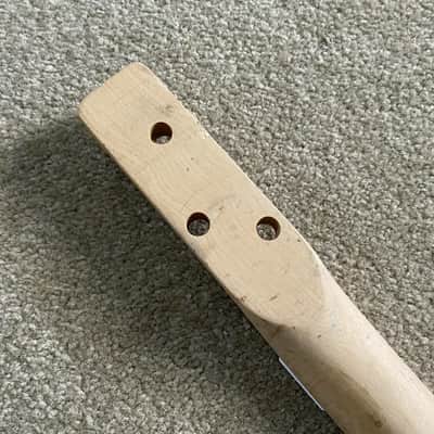 3 String Maple Wood Cigar Box Guitar Neck, 22 Frets image 4