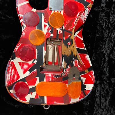 Fender Custom Shop Eddie Van Halen Signature Frankenstein 2007 - Red/White/Black image 5