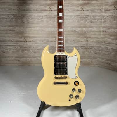 Epiphone G-400 Les Paul Custom - 2009 - Antique Ivory image 9