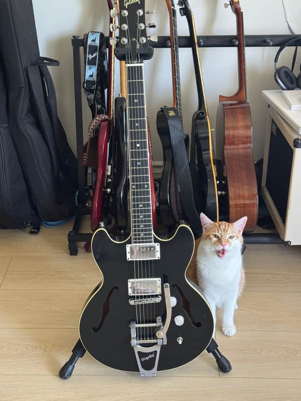 Gibson Midtown 2011 - Black. W hard Case image 1