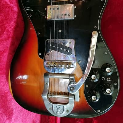 Unique Krautrock-Guitar Fender Telecaster Custom Sunburst - 1974 image 4