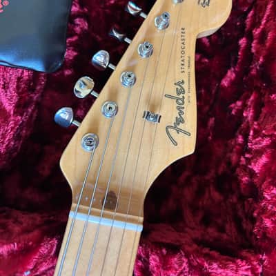 Fender American Original '50s Stratocaster with Maple Fretboard 2017 - White Blonde image 8