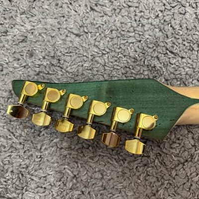 Vika Custom Shop Shape of Mayones Regius Superstrat Electric Guitar Djent machine solid body Boutique Unique Metal machine Unique Electric Guitar Onehumb Seymour Duncan Single pickup image 11