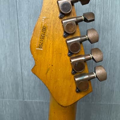 AXL SRO Badwater AS-820-CKW Electric Guitar Distressed White image 6