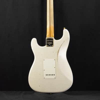 Mint Fender Custom Shop Limited Edition '57 Stratocaster Relic - Aged White Blonde image 6