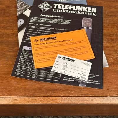 Telefunken C12 Multipolarpattern Tube Condenser Microphone. AKG C 12. MINT! image 19