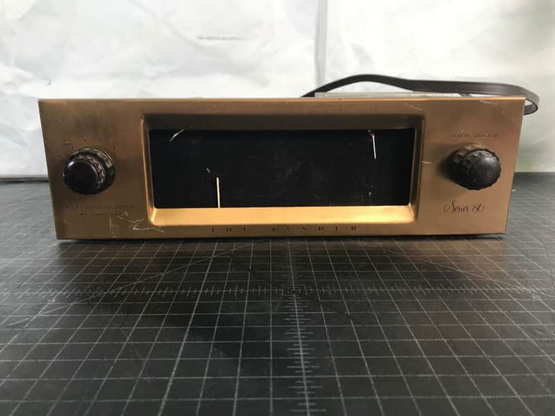 1950s THE FISHER 80r RARE DESIRABLE VINTAGE VACUUM TUBE FM TUNER SERIES 80 image 1