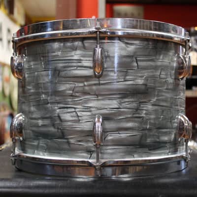 1950s Gretsch Broadkaster Outfit in Midnight Blue Pearl 14x22 9x13 16x16 image 19