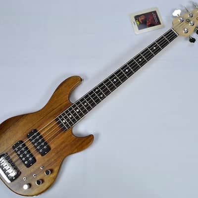 G&L L-2500 USA Custom 5 String Monkey Pod Bass in Natural Satin image 2