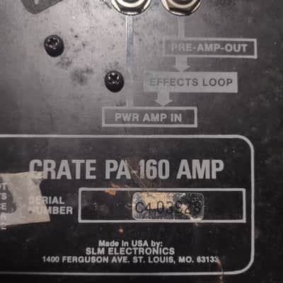 Crate Pa 160. by (slm) 1980's - Black & Wood image 9