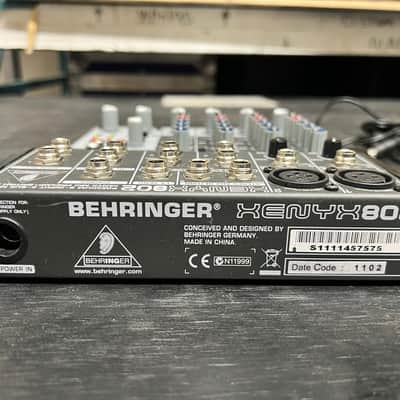 Behringer 802 8-Input 2-Bus Mixer XENYX EQ 2016 - Present - Standard image 3