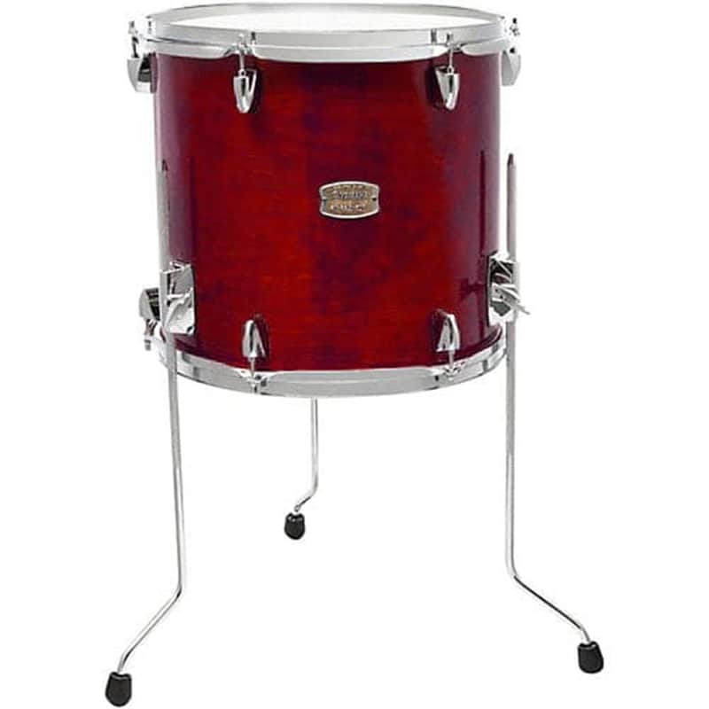 Yamaha Stage Custom Birch Floor Tom 18x16 Cranberry Red image 1
