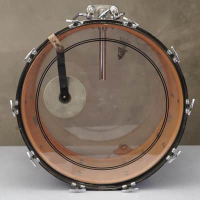1968 Ludwig 4-Piece Psychedelic Red Drums #59132 image 4