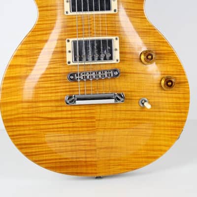 1998 Gibson Les Paul Standard Double Cut Amber Flame Maple Top Original Case 7 lbs 1 oz 60's 1960's Neck Profile image 10