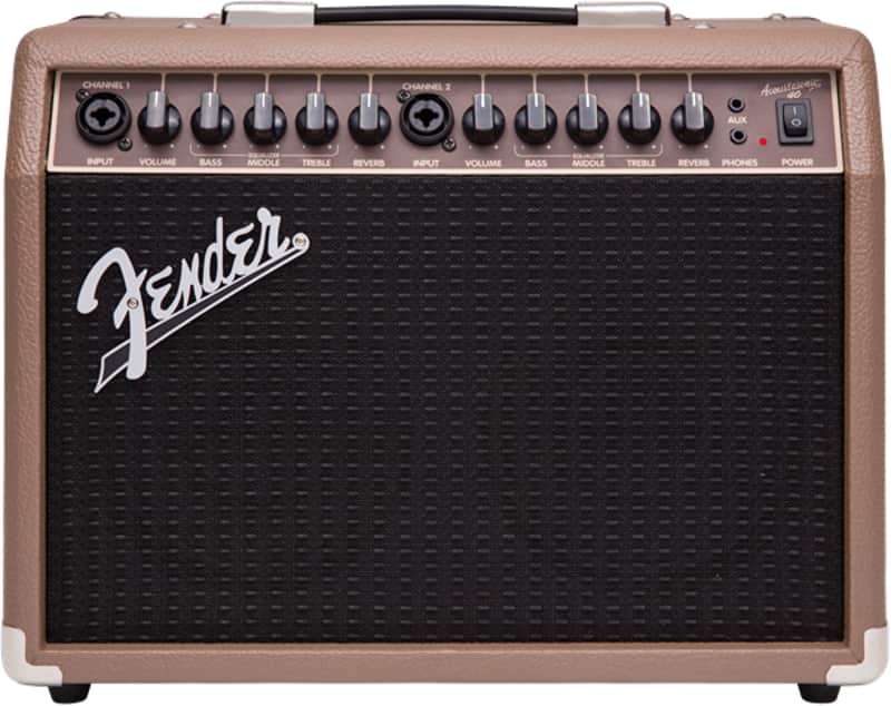 Fender Acoustasonic 40 - 40 Watt Combo Acoustic Guitar Amplifier With Dual Input image 1