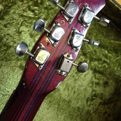Danelectro Longhorn bass VI 1968 Coral Baritone image 9