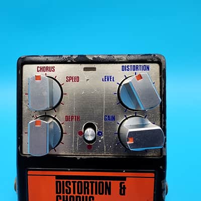 Rare 80s Guyatone PS-017 Distortion & Chorus Double Guitar Effect Pedal MIJ Bass image 2