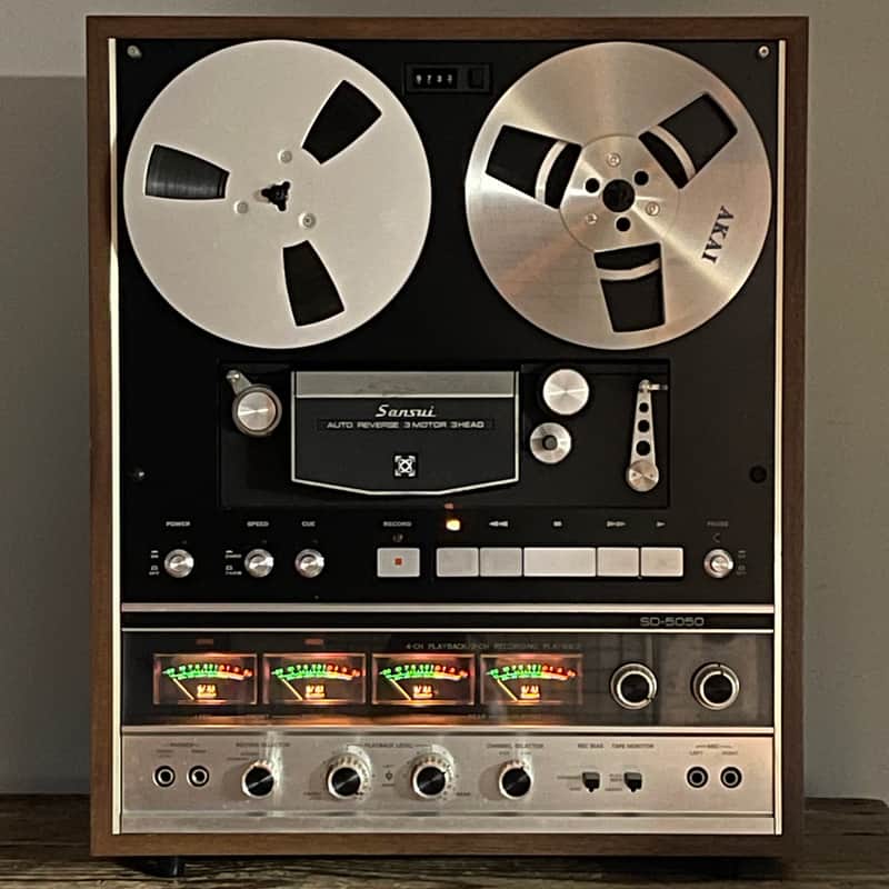 Sansui SD-5050 4-channel stereo tape deck W/accessory kit & original box image 1