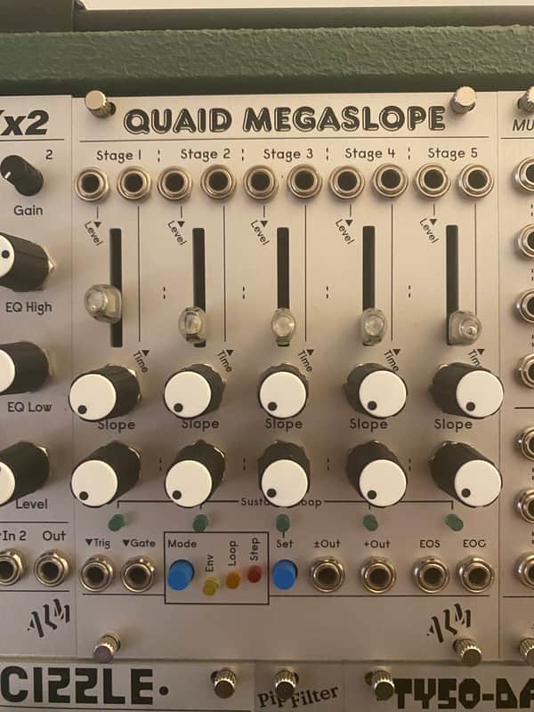 Immagine ALM/Busy Circuits ALM020 Quaid Megaslope Multi-Mode Modulator Eurorack Synth Module 2018 - Present - Silver - 1