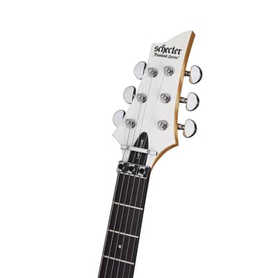 Schecter C-6 Deluxe Floyd Rose - Rosewood Fingerboard, Satin White image 3