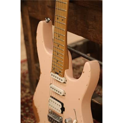 CHARVEL Rick Graham Signature Pro-Mod DK24 2PT Worn Shell Pink image 9