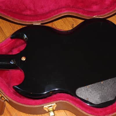 Gibson SG Custom 3-Pickup SGS3 Black w/Gold Hardware, Maestro Sideways Vibrato Tremolo, Case, COA image 9