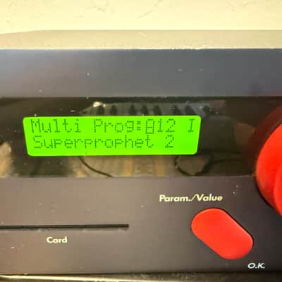 Waldorf Microwave Rackmount Wavetable Synthesizer 1989 - Blue image 2