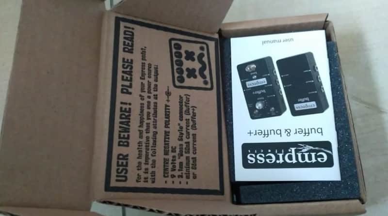 Empress Buffer Buffer I/O Interface Pedal w/ Original box & paperwork image 1
