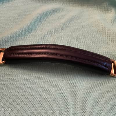 NOS leather guitar case handle for Hiscox Calton mark leaf skb gator crossrock gibson custom shop case les paul image 15