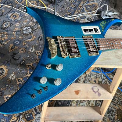Ultra Rare Hand Crafted Vintage Japan Bizarre Apex Kamel Chenaouy Custom Shop 1983 Sparkle image 3
