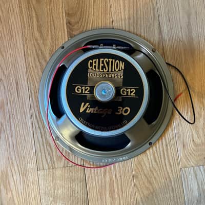 Celestion G12 Vintage 30 12" 60-Watt 8ohm Guitar Amp Speaker 2020s - White image 2