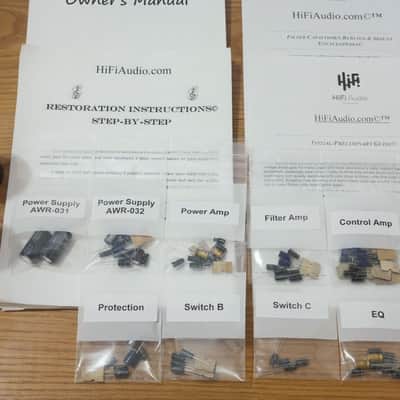 Pioneer SA-9100 restoration kit filter capacitor repair rebuild fix image 2