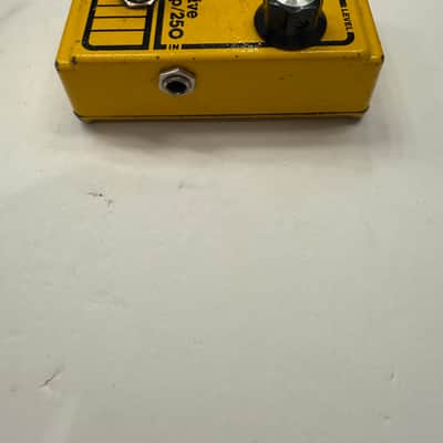 DOD Digitech 250 Overdrive Preamp 1980’s Yellow Vintage Guitar Effect Pedal image 4