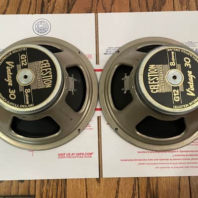‘90s Celestion Vintage 30 Speaker Pair image 1