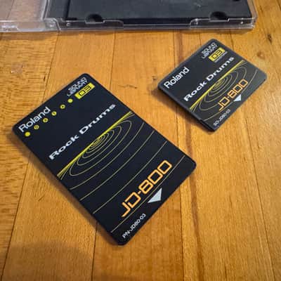 ((( Roland SL-JD80-03 - ROCK DRUMS cards for JD-800 )))