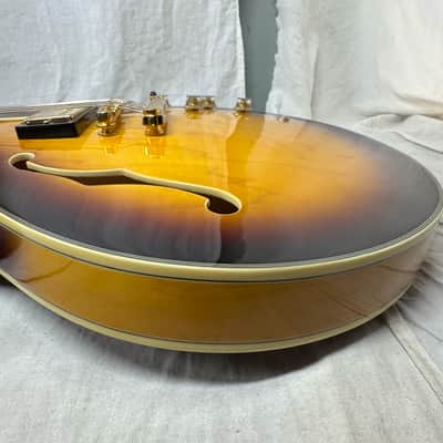 Epiphone Sheraton II 2 Semi-Hollowbody Guitar with Case - MIK Korea 2003 - Vintage Sunburst image 22
